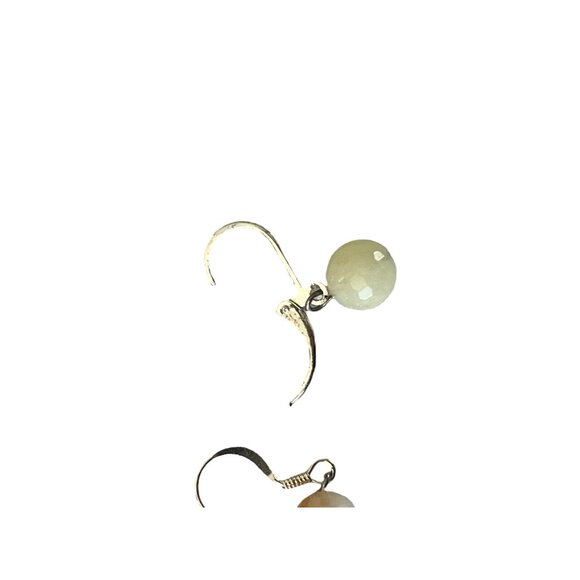 Set of Two Bracelets plus Earring Agate Marble & Faceted Beads - Picture 5 of 8